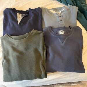 Men's Sweater Collection - Set of 4 XL Navy, Gray, Green